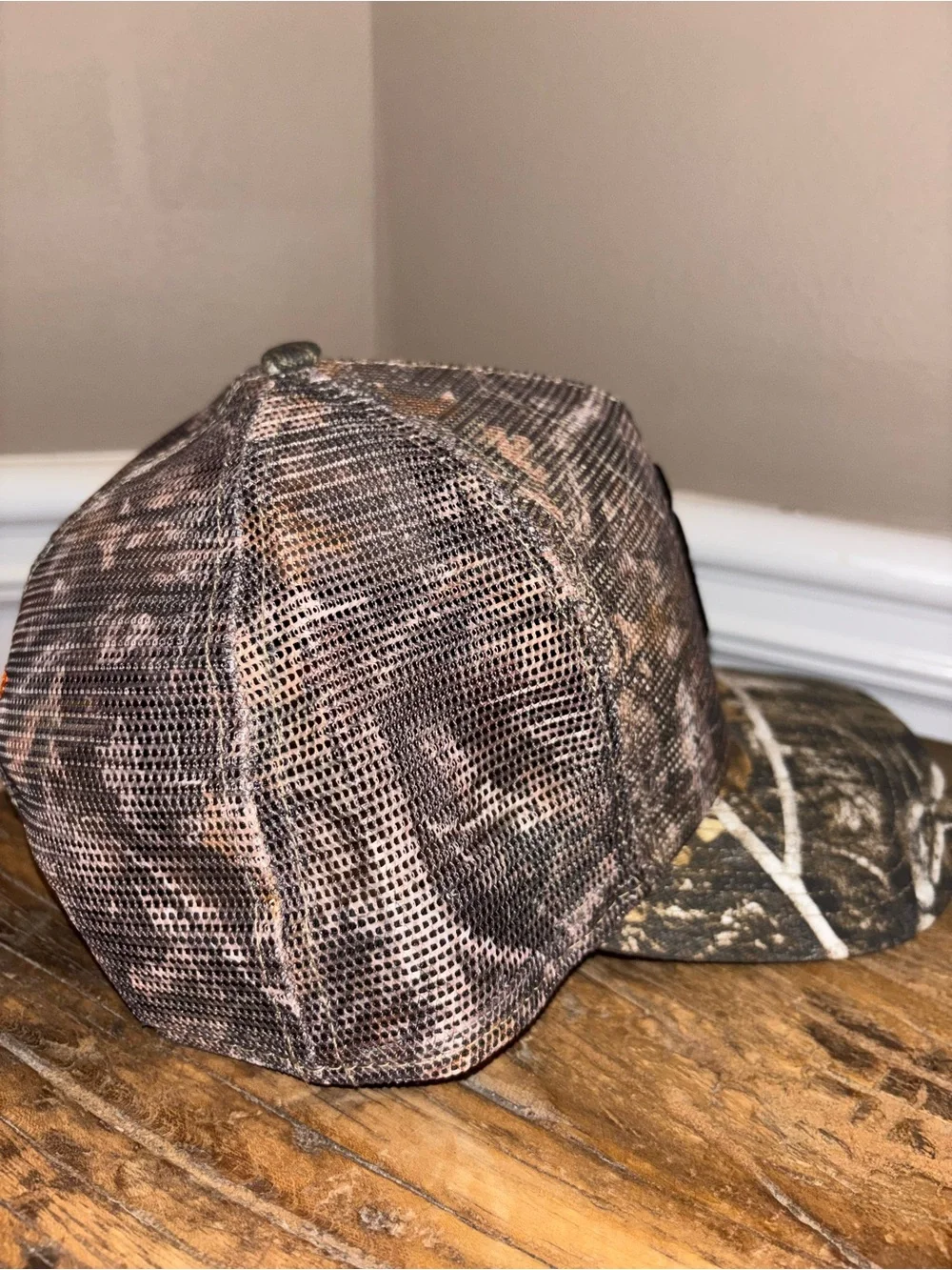 New York Yankees Camo Trucker Hat